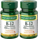 Natures Bounty Methylcobalamin B12 Microlozengeのタブレット、1000のmcg、120の計算)、60の計算(2のパック)