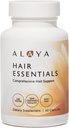 Alaya Hair Essentials - ビオチン、ケラチン、葉酸、ビタミンB12、B6 - ラボテスト済み - グルテンフリー - 30日の供給
