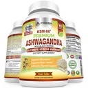 FRESH HEALTHCARE AshwagandhaカプセルKSM-66 1200mg高吸収のための黒いペッパーが付いている純粋な根のエキス - 有効なashwagandhaの補足- 60のビーガン カプセル