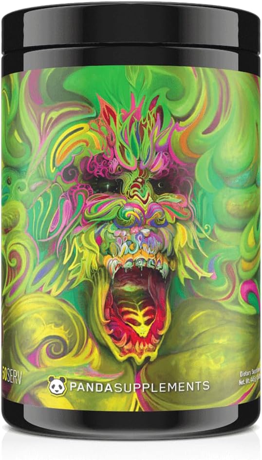 地下バイオラボTMパンダサプライズ:ラムページ、エクストリームプレワークアウト、ハイスティム、最大ポンプ、フォーカス、エネルギー、(50サービング)(キウイ・リーチェ・パイナップル風味AKAゴブリンジュース)