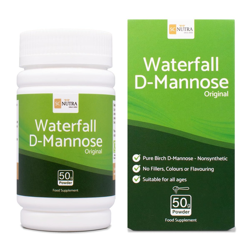 滝D-Mannoseの粉- 100%の純粋なD-Mannoseの粉は自然にBirchから出ました-ブレンドではないです-かさ張る代理店、注入口及びクランベリーから放して下さい- 50g/1.76oz