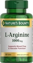 Nature's Bounty L-Arginine 1000mg - 非GMO、グルテンフリー、50錠