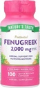 Nature's Truth Fenugreek 2000 mgサプリメント、100カウント(パッケージ1)
