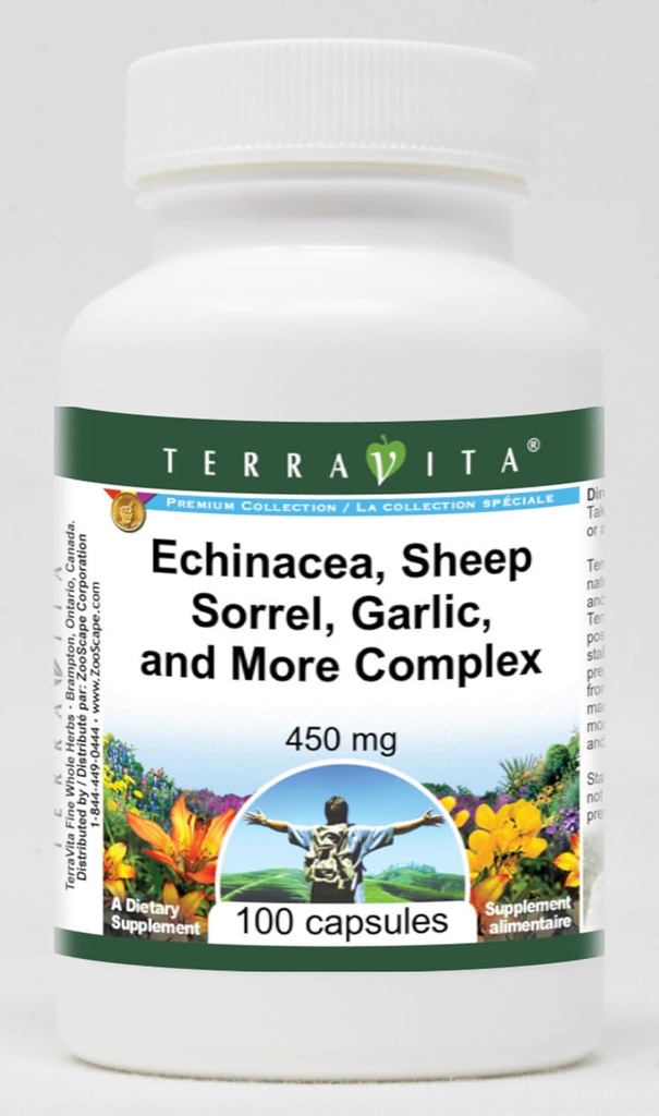 Echinacea、羊のSorrel、ニンニク、およびより複雑な- 450のmg (100のカプセル、ZIN:516902)