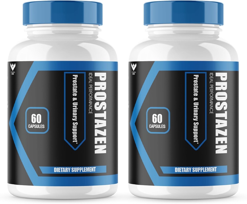 (2パック) Prostazenカプセル、前立腺の健康、Prostazen Plus Premium Prostateフォーミュラ、健康な前立腺、Prostazen Pastillasのレビュー(120カプセル)