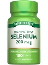 Nature's Truth Selenium 200 mcgサプリメント | エッセンシャルミネラルハイ効力錠 | 完全菜食主義者、非GMO&グルテンフリー
