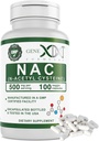 Genexフォーミュラ NAC 500mg (100 カプセル) N-アセチル Cysteine, サポート 肝臓の健康 - 非GMO, グルテンフリーグルテン, ビーガン (3 ヶ月供給)