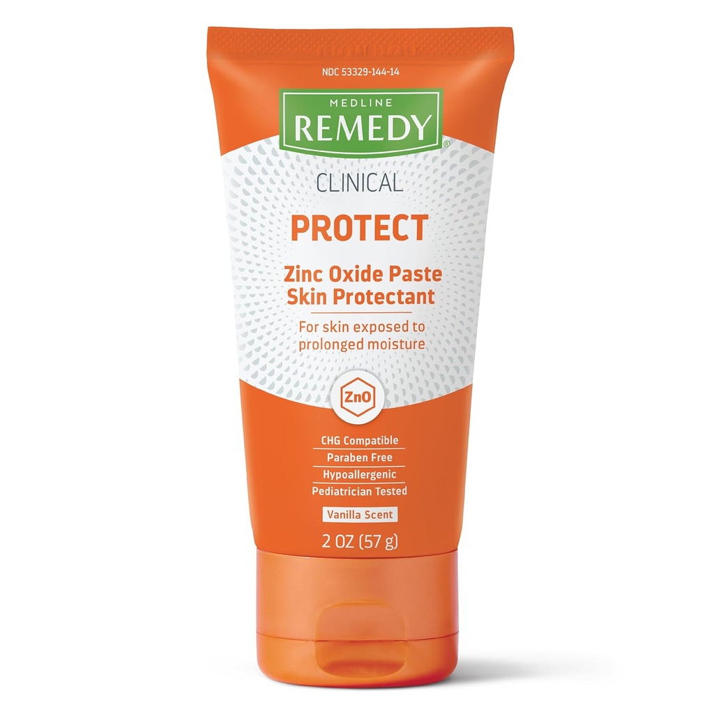 Medline Remedyの臨床亜鉛酸化物のりの皮のprotectant (2のozの管)、バニラのにおい、Diaperの発疹のクリーム、Incontinenceの心配、ぬれた保護、Parabenの自由な、hypoallergenic、大人、子供