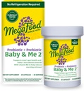 MegaFood Baby & Me 2 Prenatal Probiotic, Vegetarian Pregnancy Prebiotics and Probiotics for Women, Digestive Health & Immune Support with Vitamin B6 for Morning Sickness Relief, 30 Capsules