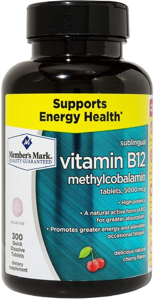会員マークサブリンガルビタミンB12 5000mcg(300カウント)