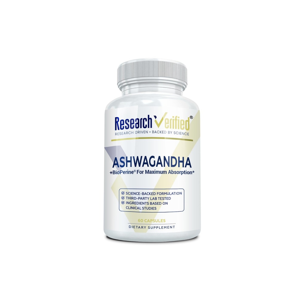 調査はBioperineおよびジンジャーの根が付いているAshwagandha 1500mgの最高の強さを、高めます認知機能- 60ビーガン友好的なカプセル(1本のびん)確認しました