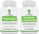 VitaMonk Longevity Duo - Resveratrol & Pterostilbene Power Pack