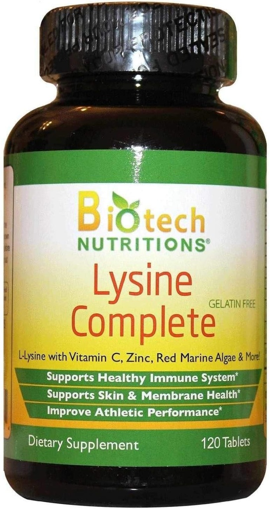 Lysineの完全な食事療法の補足、120の計算