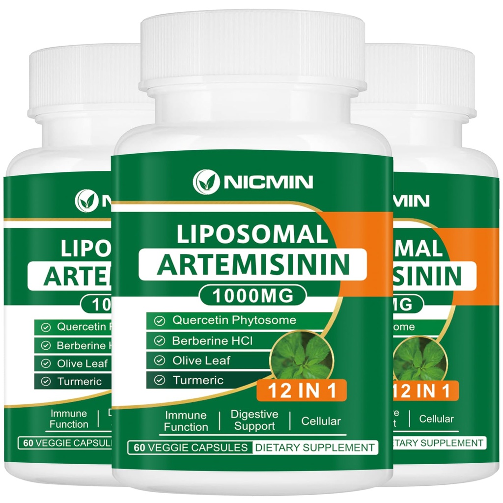 Liposomal Artemisinの補足1000mg、200mg QuercetinのPhytosomeの甘いWormwoodのエキス、Antioxidant 180のカプセルのための最高の吸収