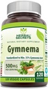 Herbal Secrets Gymnema Supplement | 500 Mg Per Serving | 120 Veggie Capsules | Non-GMO | Gluten Free | Made in USA
