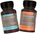 持久力プロダクトEPC Company NAD+ Niacinamide B3のEndurアミド500mg 200のタブレットおよびENDUR-ACIN 250mg Niacin -最適吸収及び低フラッシュ ビタミンB-3、200のタブレットのための延長解放