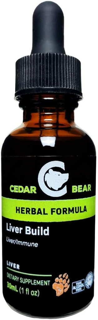 Cedarの熊の肝臓はレバーおよびGalbladder機能1 Fl Ozを増強するのを助ける液体の草の補足を造ります