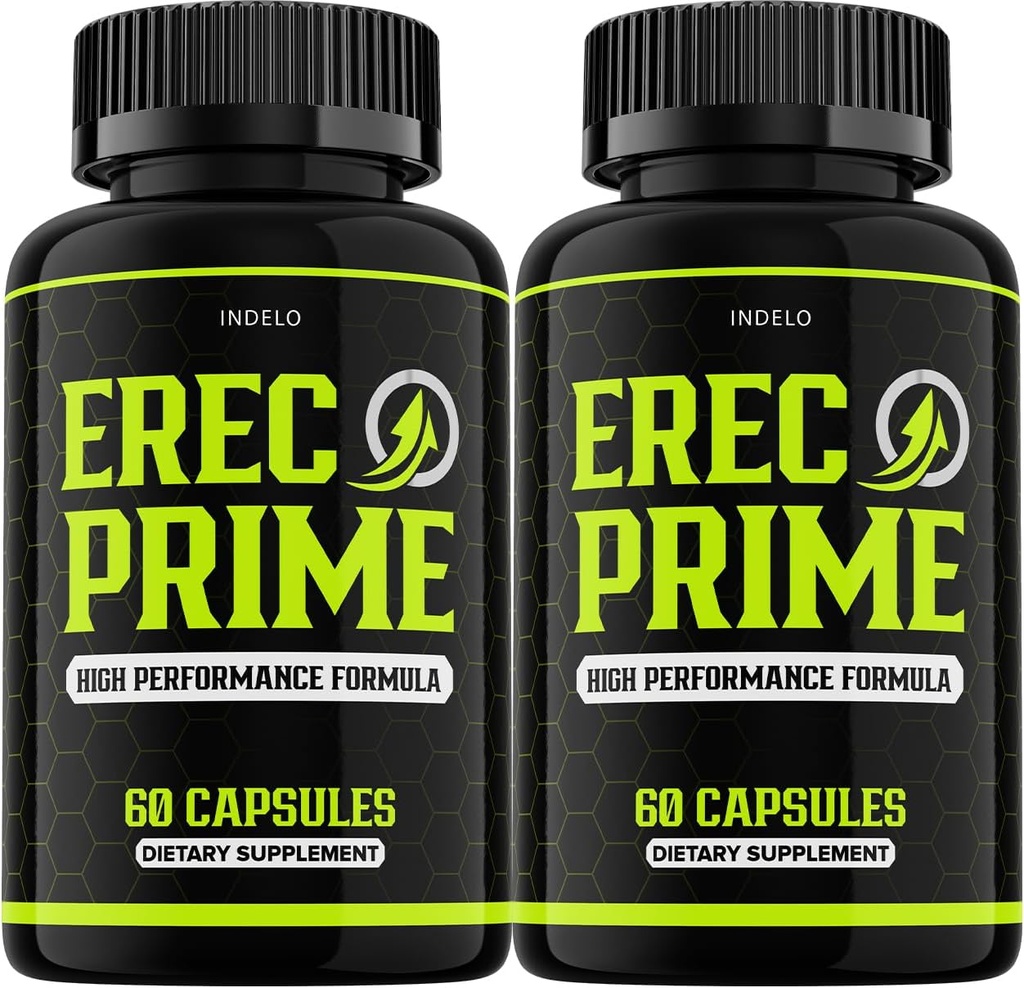 (2パック) ErecPrime Pills for Men, Erec Prime High Performance Supplements, Erec Prime Advanced Formula, ErecPrime Reviews, ErecPrime24 (120カプセル)