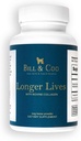 BILL&COO Longerは、犬のための牛のコラーゲンペプチドとビートルートパウダーで繊維のサプリメントを生きる - 消化、心と肝臓のサポートを促進 - 犬の関節サプリメントフォーミュラ - 90g