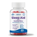 CalmCoの大人の睡眠の援助のギーミー ビット- 25mg Diphenhydramine、容易な-chewの夜間睡眠の援助のガミーとの睡眠サポートを形作る非ウサギは、よりよく眠り、そして睡眠の留め具、20の計算を促進します