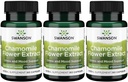 Swanson Chamomileの花のエキス500のミリグラムはカプセル60のカプセル3のパックごとの1.2% Apigenin 6 mgに標準化しました