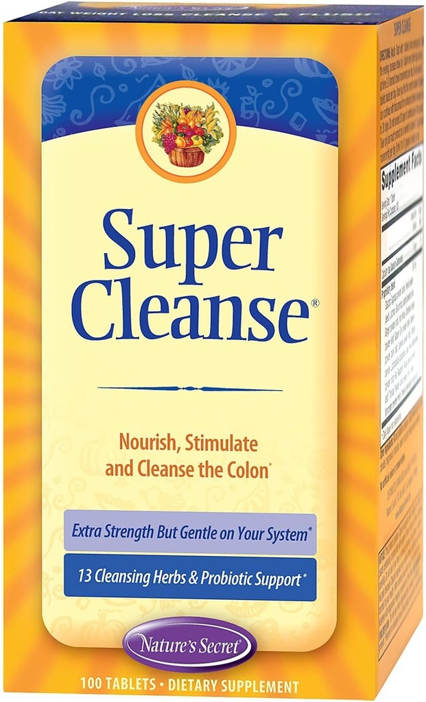 Nature's Secret Super Cleanse Extra 強度 - 100 錠