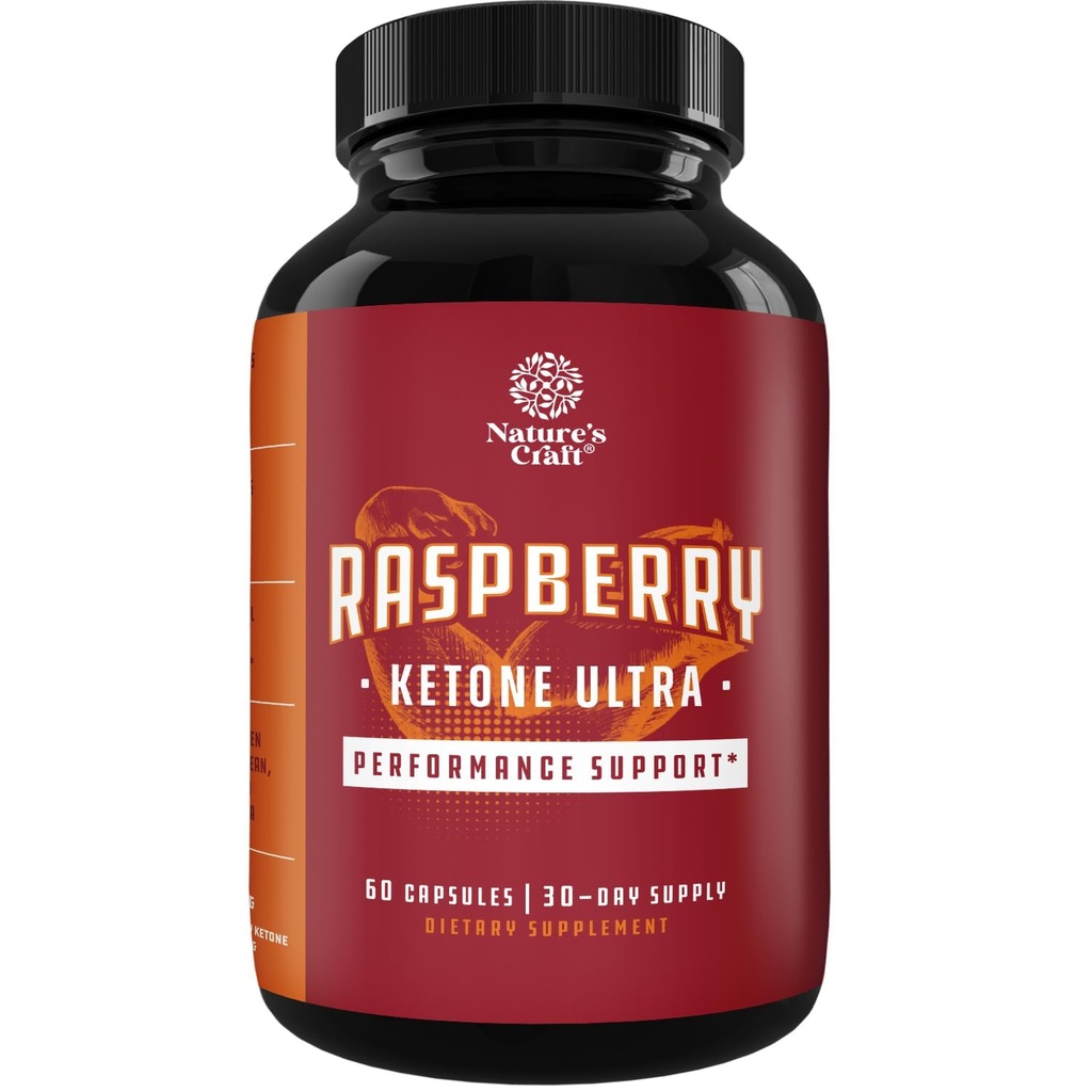 ラズベリーケトン、グリーンティーエキス、アフリカマンゴーのブレンド - 重量の損失をスピードアップする強力な成分 - 脂肪を抑える - 60カプセル