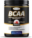 元のBCAAの粉2:1 -筋肉建物及び回復のための分岐させたチェーン アミノの酸、脂肪燃焼サポート-フルーツ パンチ及びスイカ(45のサービング)