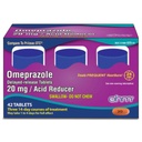 Ohm Omeprazole 20mgの42の遅れたReleaseのタブレット、Frequent Heartburnのための酸の減力剤、24時間の救助のHeartburnの薬、助けはStomach及びChest Discomfortを(6の供給、42、計算の週)取り除きます