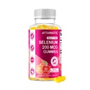 Vitamatic YeastはSelenomethionineの補足の優れた吸収性90のペクチンによって基づくガミのミネラルとしてSeleniumのグミー200mcgを解放します