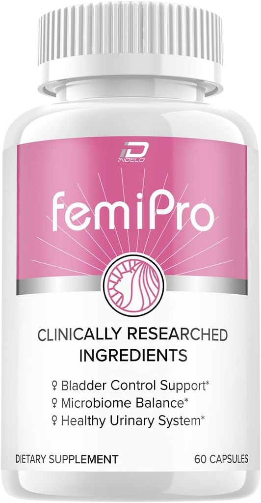FemiProサポートサプリメント - Probiotic Femi Proの丸薬、FemiPro 24時間サポート マイクロバイオオム プロバイオティクスの尿制御リーク健康、Femie Proのレビュー(60カプセル)