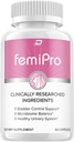 FemiProサポートサプリメント - Probiotic Femi Proの丸薬、FemiPro 24時間サポート マイクロバイオオム プロバイオティクスの尿制御リーク健康、Femie Proのレビュー(60カプセル)