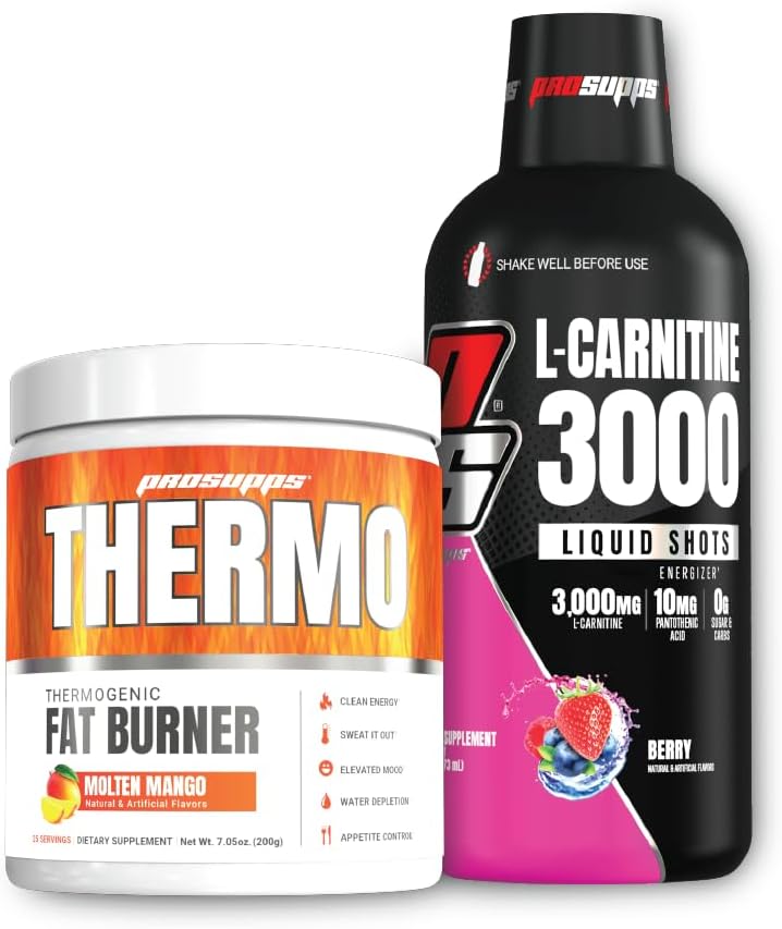 PROSUPPS 熱脂肪燃焼のThermogenic粉のMoltenのマンゴおよび3000 Lカルニチンのベリー-重量管理および前のワークアウト-エネルギー、気分、食欲制御