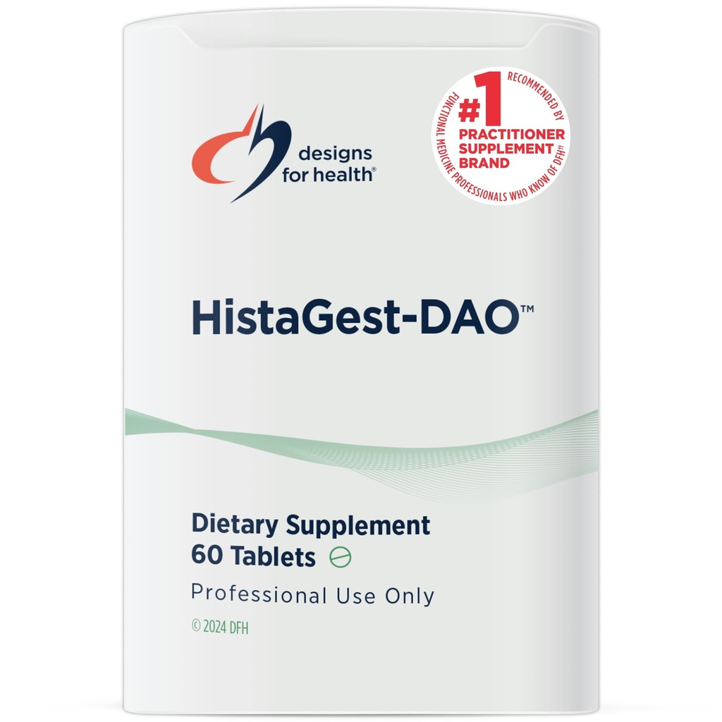 Histamine-Containing Foods - 20,000 HDU DAO Diamine Oxidase Enzymes (60 Gastro-Resistantタブレット) - 健康のためのデザイン