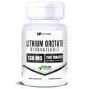 HealthFare リチウムオロットサプリメント 130mg | 200 ベジタリアンタブレット | 高バイオアベイラビリティトレースミネラル | 気分・脳・記憶サポート | 非GMO・グルテンフリー | アメリカ製