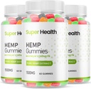 (3 Pack) Super Health Hemp Gummies - Official Formula - Super Health Gummies Extra Strength with 25mg Per Gummy and 1500mg per Bottle, Assorted Flavors Gummies Maximum Strength New 2023 (180 Gummies)