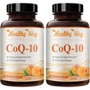 Coenzyme Q10 200mg CoQ10の補足-健康な中心の酸化防止およびエネルギー サポートのための毎日のCoq 10 200mgの粉のカプセルが-非GMOの速い吸収のUbiquinone Q10 Coenzyme (400のサービング)