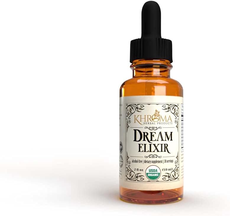 Dream Elixir - オーガニックドリームエンハンサー - 30 サービング - 2 Fl Oz 液体栄養補助食品 - by Khroma Herbal Products - Lucid Dreaming