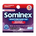 Sominexの夜間睡眠援助のタブレット、最高の強さの方式、単一の線量、分類される16の計算