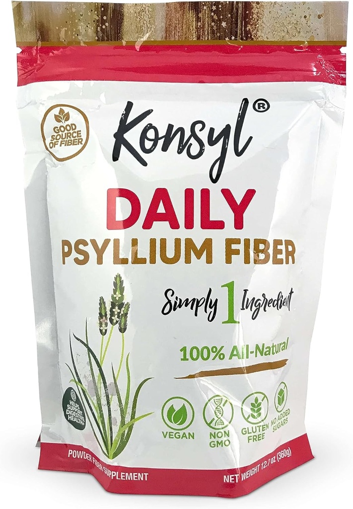 Konsylの毎日のPsyllium繊維360g/12.7oz -非GMO、ビーガン、Keto-Friendlyの繊維の補足の粉-サポート消化器の健康