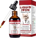 猫のための鉄の補足、葉酸とB12の60MLの液体の鉄は貧血、低いEneryのレベルおよび Lethargyを支えます、赤血球の形成および血の健康を促進します