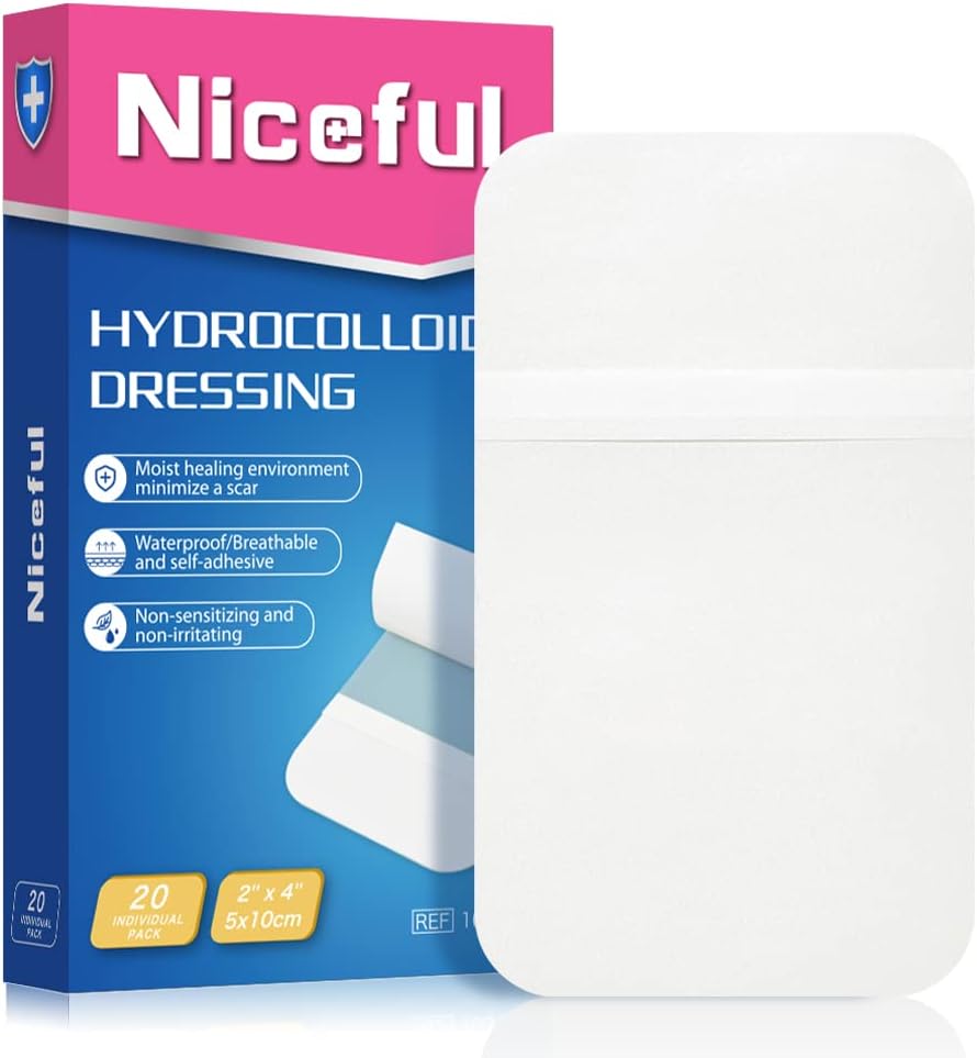 20の計算のHydrocolloid包帯2 x 4の、傷、防水包帯のための大きい傷のドレッシングの包帯
