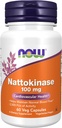 NOWサプリメント、Nattokinase 100mg(非GMO大豆から)、2,000FUsのアクティビティ、60ベジカプセル