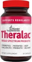 マスターはTheralacを補います - 30カプセル - 最適の腸の健康のための多緊張のプロバイオティクス+ガス及び塩酸塩の救助-グルテンフリー- 30のサービング