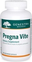 Genestraブランド Pregna Vite | 葉酸、ビタミンD、鉄で健康な妊娠をサポート | 180 カプセル