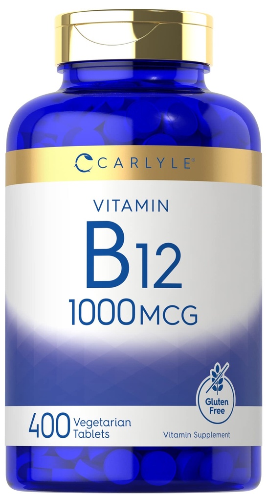 ビタミンB121000mcg | 400錠 | ベジタリアン・ノンGMO・グルテンフリー対応サプリメント