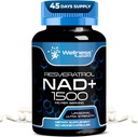 ウェルネス LABSRX NAD の補足、1500mg - 米国は Liposomal NAD+ を作りました Resveratrol、NAD Plus Boostingの補足-サポート細胞の健康、スタミナ及び健康な老化-超強さのカプセル