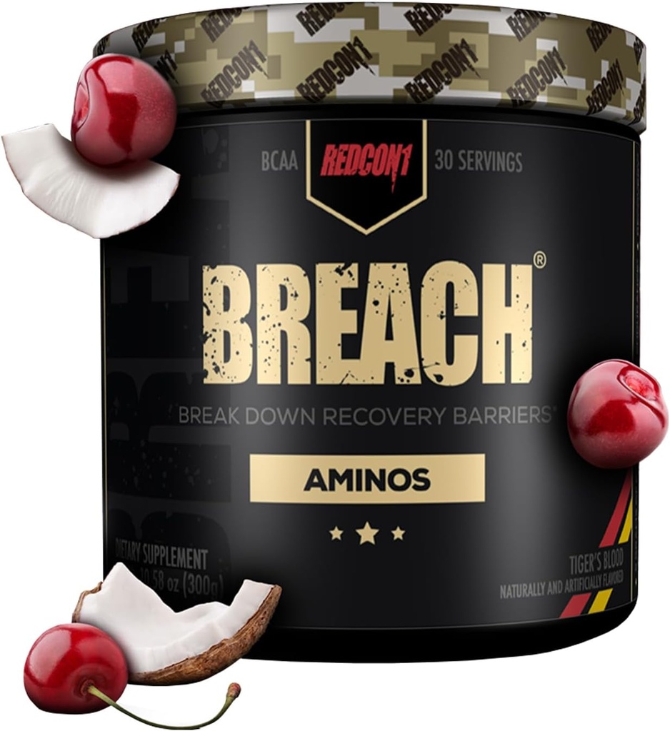REDCON1はBCAA、タイガーの血 - Ketoフレンドリー+砂糖回復のための無料のエッセンシャルアミノ酸 - BCAAs L-ロイシン、L-イソロイシン&L-ヴァリン(30のサービング)が含まれています