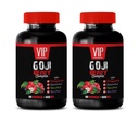 抗酸化サプリメント - ゴジベリーコンプレックス - POMEGRANATE、RESVERATROL、NONI、ACAI - 皮膚のためのビタミンE - 抗酸化栄養補助食品 - 抗酸化ビタミンビタミン - 2ボット120キャップ