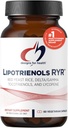 Tocotrienols + Lycopene - Lipotrienols RYR、1200mg RYR と健康赤イーストライスのための設計は、心血管の健康をサポートするために + 通常の範囲での脂質レベルの維持 - ビーガン (60 カプセル)